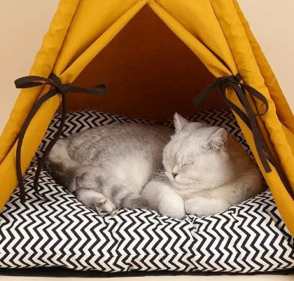 樹葉吊件黃色帳篷